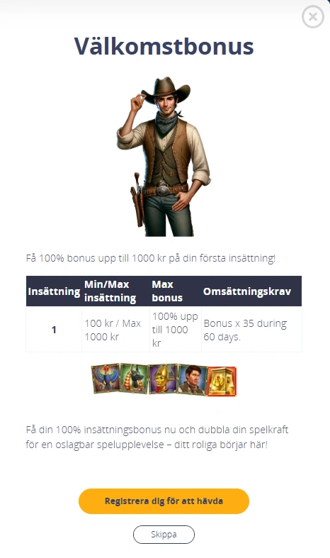 chanz welcome bonus page